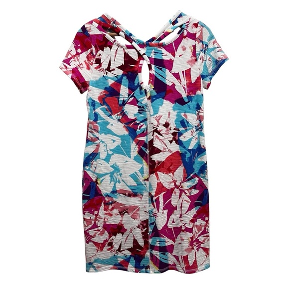 T by Talbots NWOT Cross Back Cozy Crush Dress UPF 50+ Small Petite - Picture 3 of 11